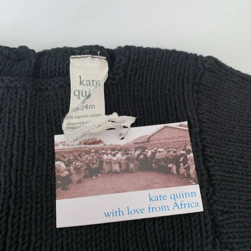 NWT Kate Quinn Organics Girl Sweater Dress 18-24 months